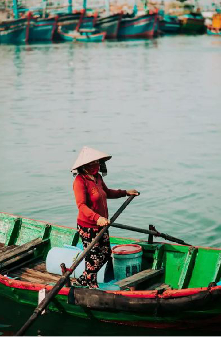 Vẻ đẹp bình yên tại Cù Lao xanh – Ảnh: Nguyễn Đức Toàn